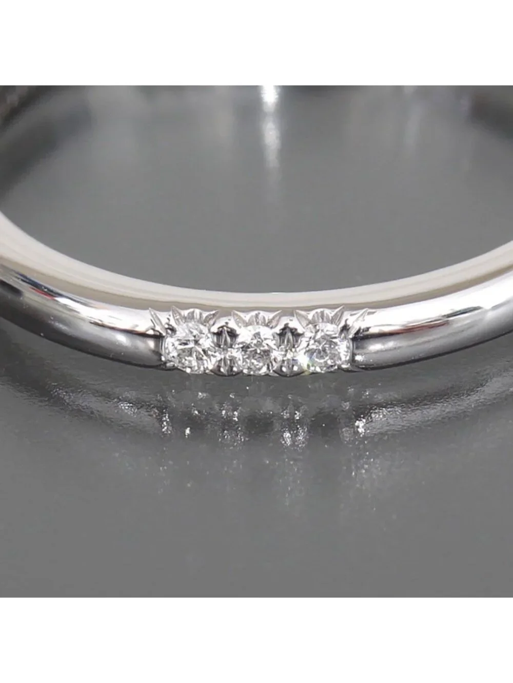 Tiffany & Co Forever Diamond Band Ring Platinum